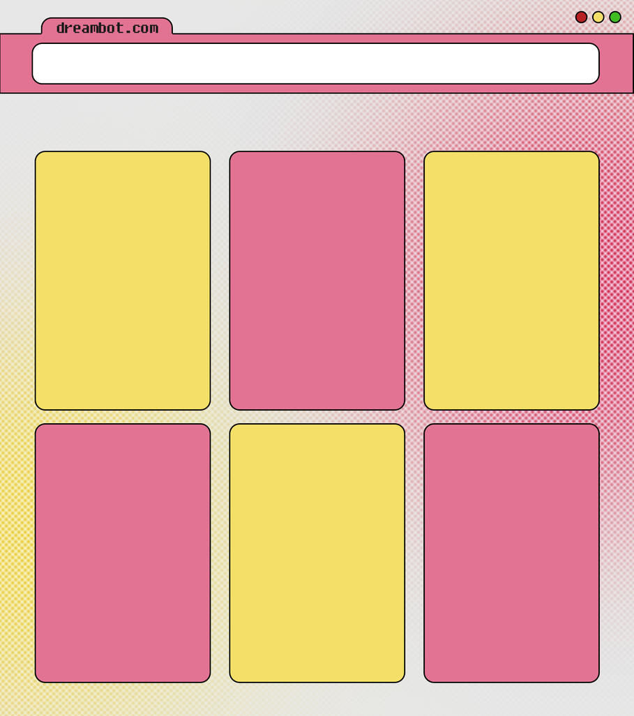 Web Pink &amp; Yellow